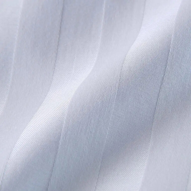 Vải cotton sateen tẩy trắng dùng may drap khách sạn