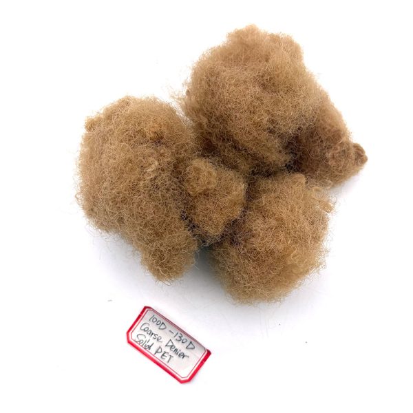 Xơ Polyester rỗng HCS HC HS Recycled, màu xám đen, đen, xanh lá 7D 15D