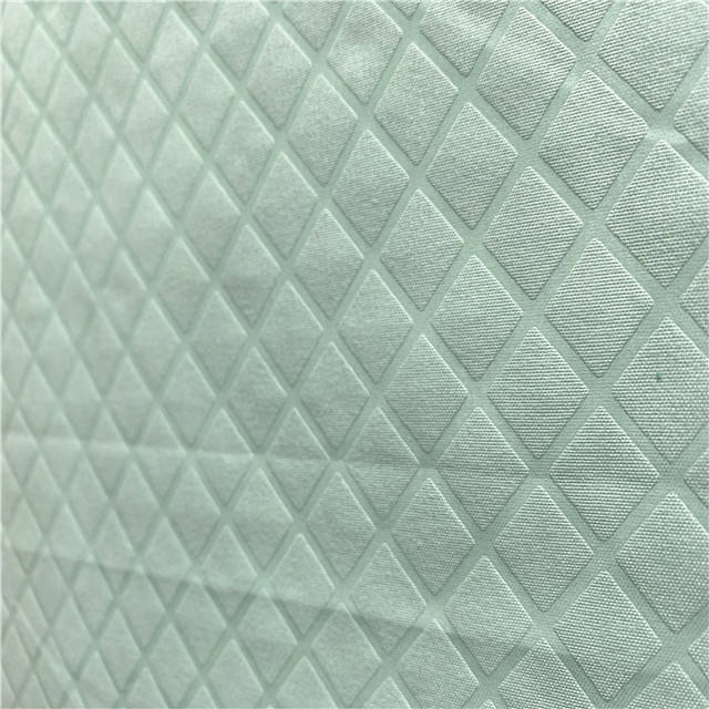 Vải in vân chìm 100% polyester, Embross printing 65-125gsm, PL2612231262 - Ảnh 2