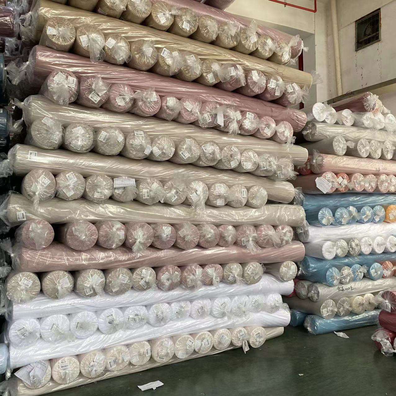 Vải may drap mền 100% polyester - microfiber, 65-125gsm, PL2612231224 - Ảnh 2