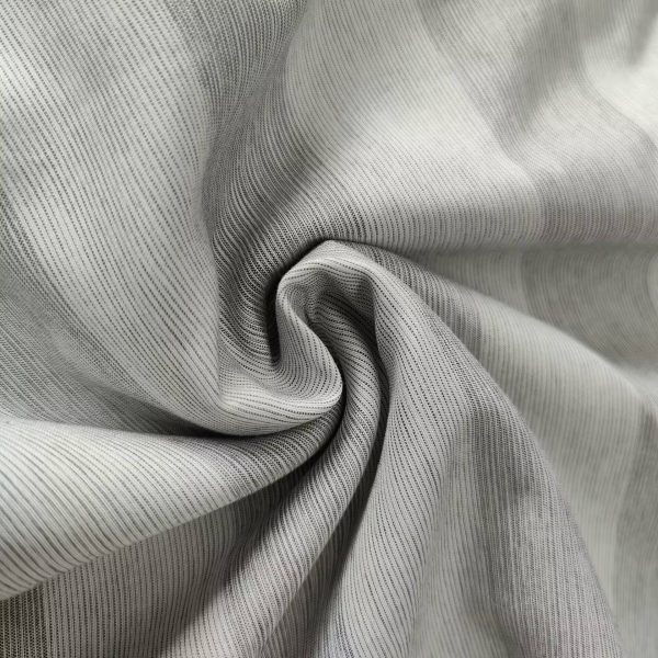 Vải nhuộm sợi 100% polyester, sợi nhuộm, drap mền màu sọc 3cm, PL264332