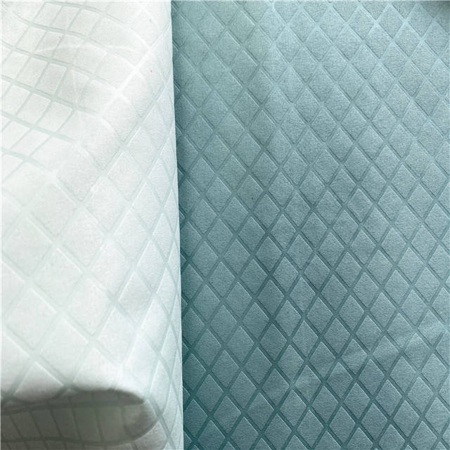 Vải in vân chìm 100% polyester, Embross printing 65-125gsm, PL2612231262 - Ảnh 4