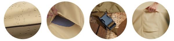 Mái Hiên Hình Chữ V Vải Outdoor