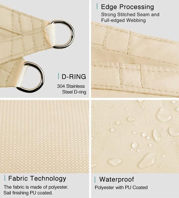 Buồm Che Nắng Ngoài Trời Khổng Lồ – Vải Polyester Oxford