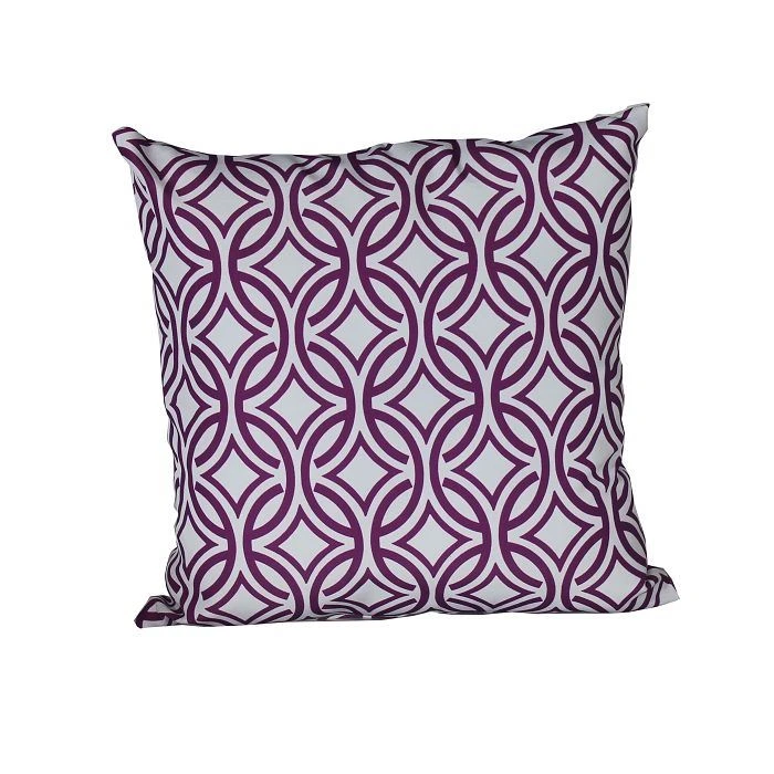 gối ngoài trời màu tím 45x45cm vải polyester chống thấm nước LMT-1-84