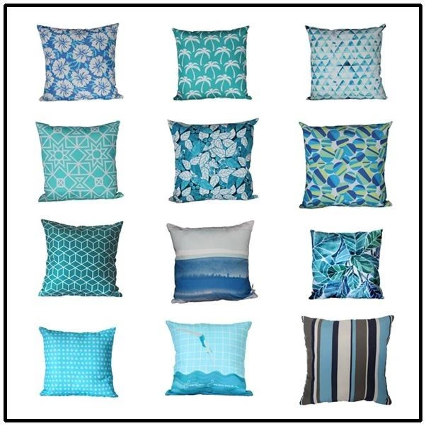 Chi tiết vỏ vải polyester chống thấm và lõi sợi polyester gối outdoor LMT-1-85